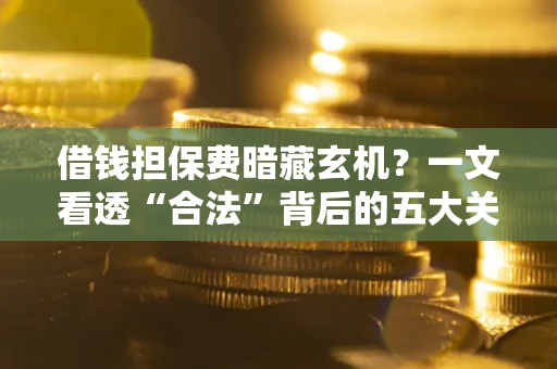 武汉借钱担保费暗藏玄机？一文看透“合法”背后的五大关键陷阱